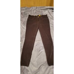 Anthropologie Pilcro Corduroy Jeans Woman’s Size 31 Brown Slim Straight Boho
